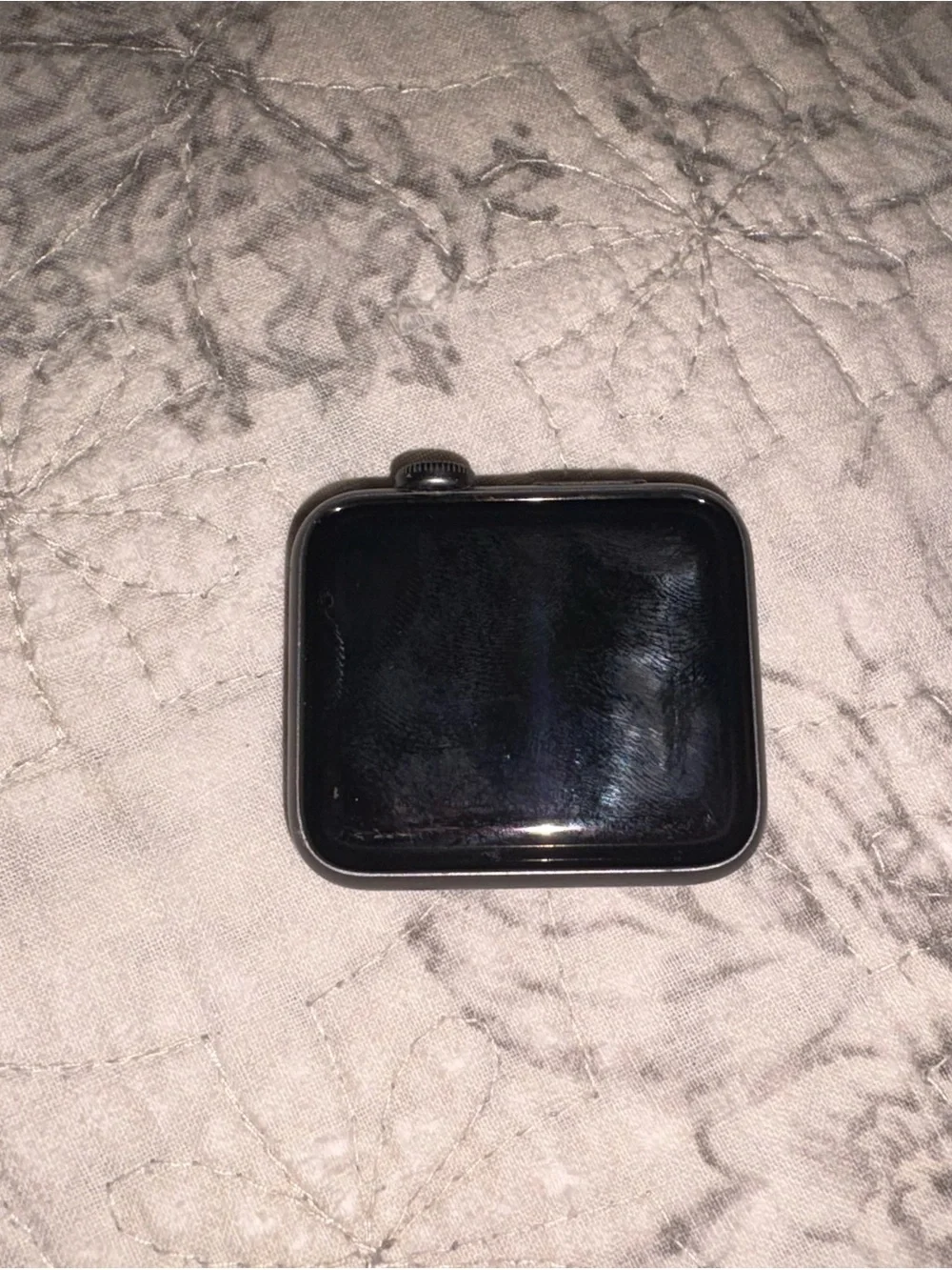 Series 3 42mm Space Gray Apple Watch- Heart Rate Sensor Back